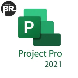 Logo Microsoft Project Pro 2021 verde