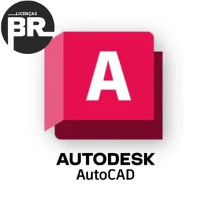 Logo do Autodesk AutoCAD com Licenças BR