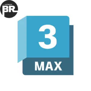 Logotipo Licenças BR 3ds Max azul